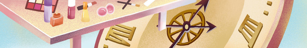 忙しい朝に15分で完成するナチュラル時短メイクの仕上がりイメージ（CatMozメイクブラシ使用）