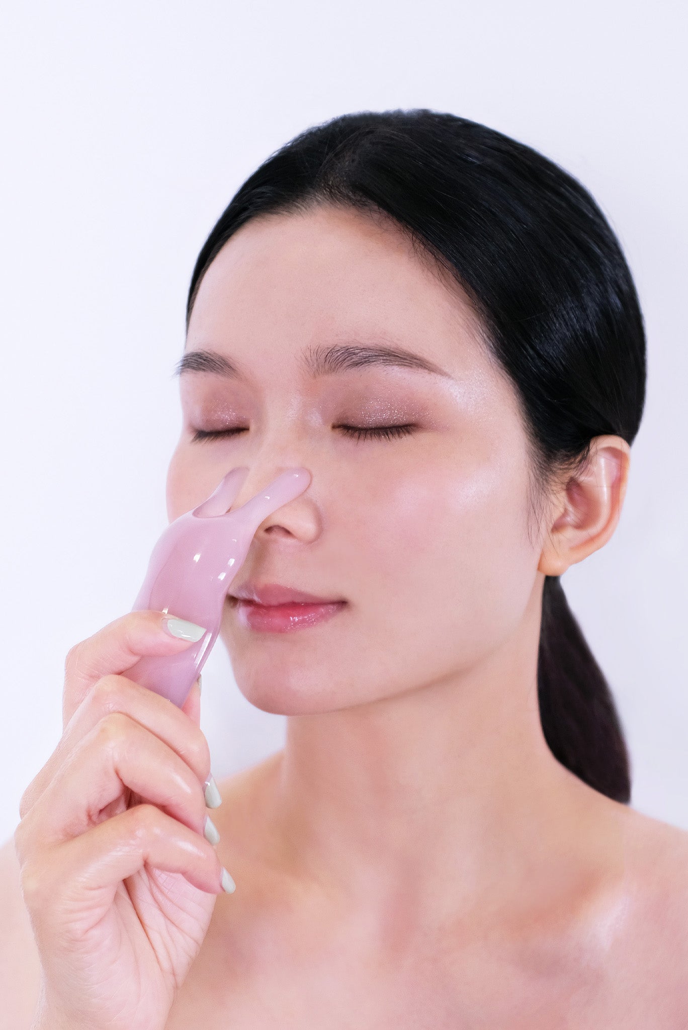 CatMoz ノーズアップマッサージャー｜水滴型ヘッドで鼻筋・小鼻ケア
