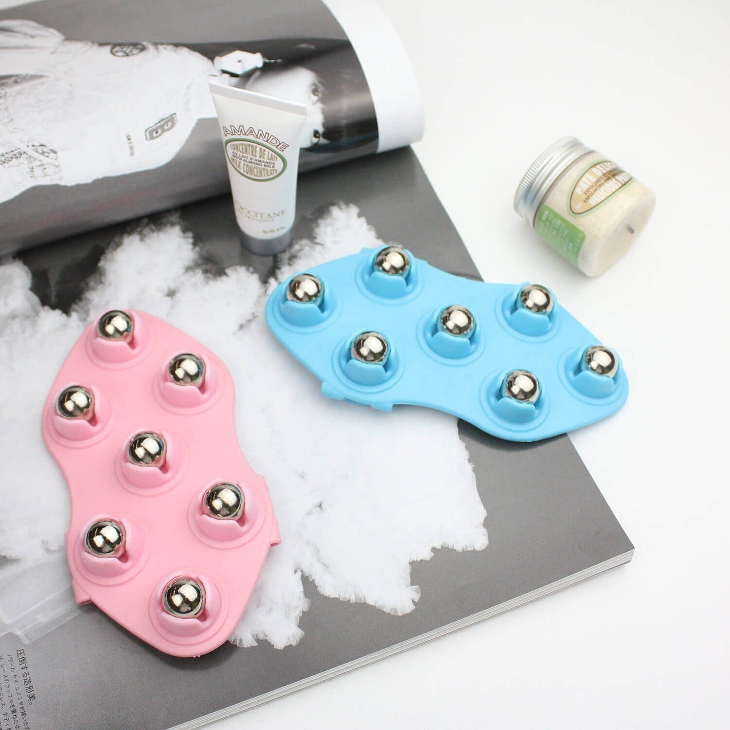 CatMoz スチールボールボディマッサージャー｜ひんやりケアでセルライト＆むくみ対策