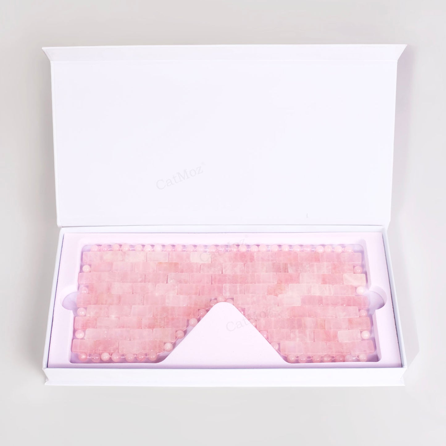 CatMoz ローズクォーツ 冷却アイマスク｜クマ・むくみ対策 目元ケア