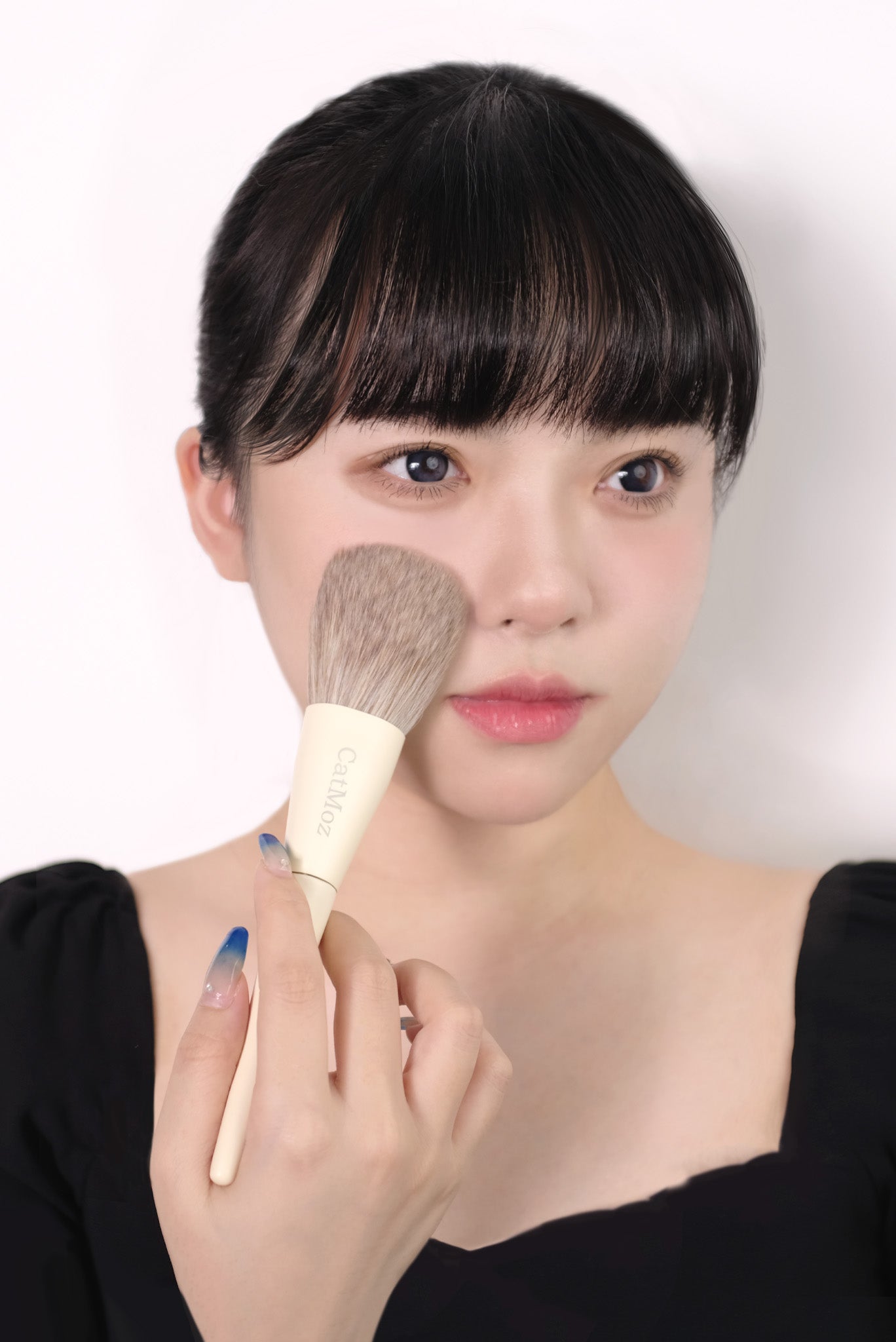 CatMoz メイクブラシ 10本セット｜ナノフィブリル・ケース付