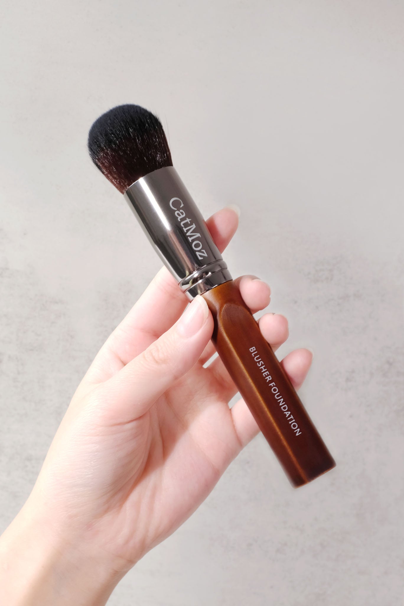 CatMoz メイクアップブラシ 基本9本セット｜高密度バスファイバー ポーチ付き