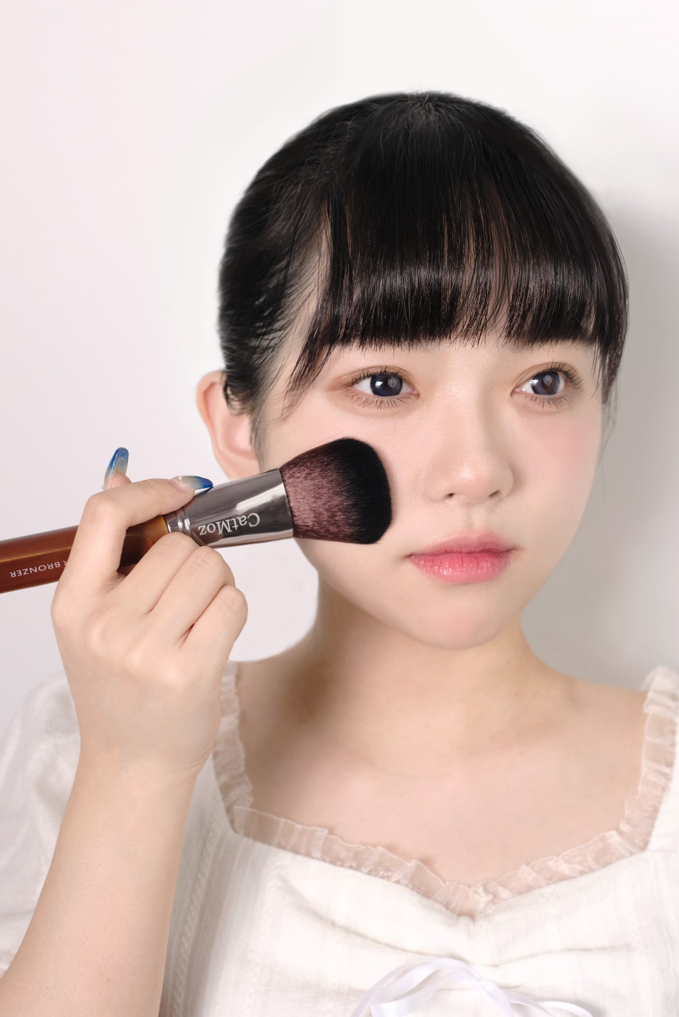 CatMoz メイクアップブラシ 基本9本セット｜高密度バスファイバー ポーチ付き