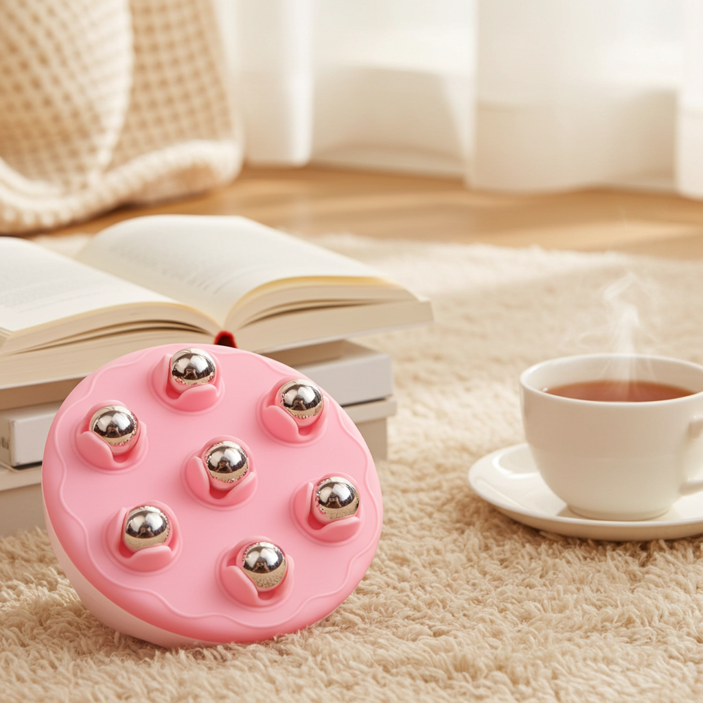 CatMoz 丸型マッサージローラー｜おなか・腰・背中ケア用